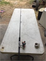 Zebco Crappie Fighter rod and open face reel