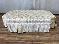 Large Tufted Top Ottoman/Lounger Bench