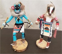 Pair of Native American Kachina Dolls.