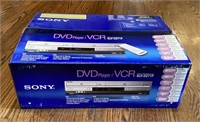 Sony DVD player/VCR in box
