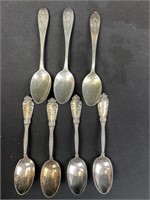 Seven, Sterling, spoons