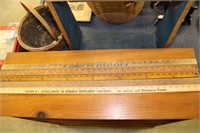 5 Yardsticks 2 C & P Hardware Salisbury MD,