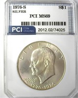 1976-S Silver Ike MS69 LISTS $21500