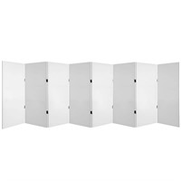 3 ft. White 8-Panel Room Divider