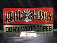 Real Hero’s Metal Sign