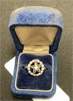 Order of the Eastern Star ring, 10kt Gold.