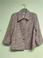 Tan Jay Petites Pink Tweed Jacket 12P