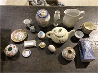 TEAPOT, CHINA AND MISC