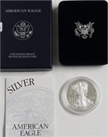 2003 PROOF SILVER EAGLE W BOX PAPERS