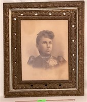 Antique Portrait in antique frame