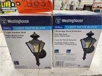 2 - Outdoor Wall Sconce Lights