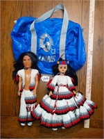 Indian dolls and school bag