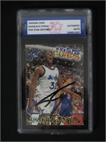 Shaquille O'Neal Signed Trading Card Fivestar