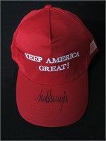 Donald Trump Signed Hat EUA COA