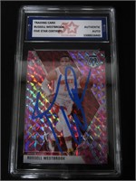 Russell Westbrook Signed Trading Card Fivestar