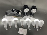 LED Lightbulbs and Battery Powered Spotlights