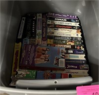 LOT OF VHS TAPES MOVIES