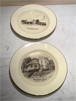 First Christian Church Plates from Sac City, IA
