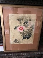 C. 1910 Hand Painted Chinese Painting on Silk