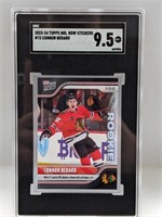 2023-24 Topps Now NHL Connor Bedard RC #72 SGC 9.5