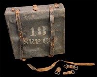 Civil War box type knapsack 13th Sep. Co.