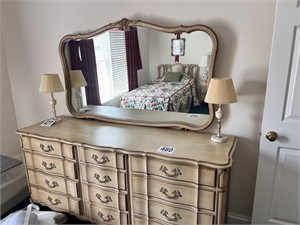 French Provincial Dresser  With Mirror(USBR2)
