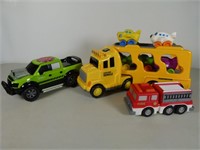 Trucks F150, Buttons make noise, Fire Truck, +