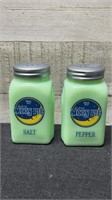 Jadeite Salt & Pepper Shakers