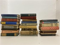 25+ vintage and antique books - hardcover,