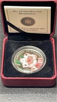 2012 Fine Silver 20 Dollar Coin Rhododendron