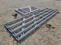 2-- Galvanized Gates