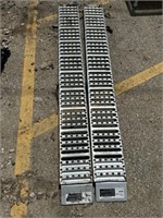 Pair of 6 ft metal loading ramps