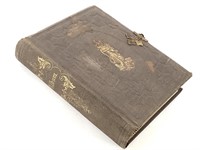 Photo Album w Cloth Cover & Gilt Details