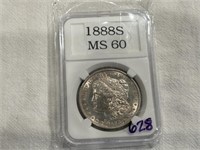 1888S Morgan Dollar MS60