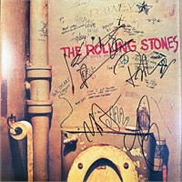 Rolling Stones Autographed Album Cover