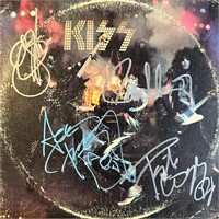 KISS Autographed Album Cover