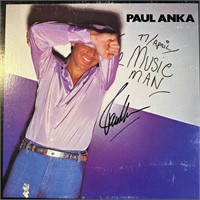 Paul Anka Autographed Album Cover