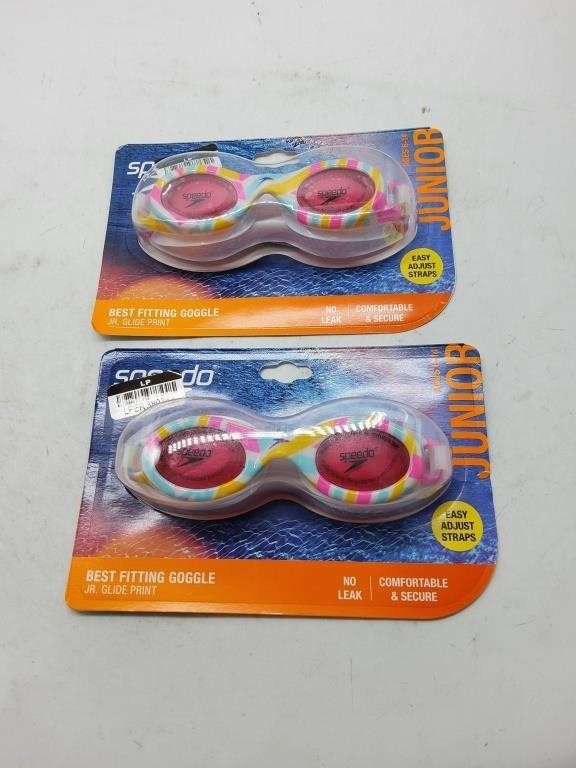 2 speedo junior goggles