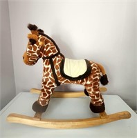 Plush Ride-on Rocking - Giraffe H:21" L:28"