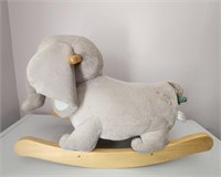 Plush Ride-on Rocking - Elephant H:15" L:23"