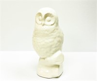 Owl White Blue Mountain Pottery