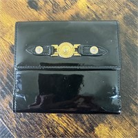 Versace Sunburst Patent Leather Wallet