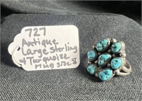 Antique Sterling/ Turquoise Ring