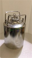 Pressure cooker keg overall height including