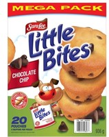 20-Pk Sara Lee Little Bites Chocolate Chip