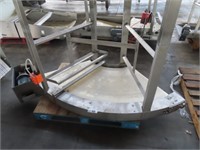 S/S Flexible Rubber Belt Conveyor 730mm x 1700mm