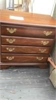 Vintage Lane 4 drawer night stand. 13.5” x 23.5”