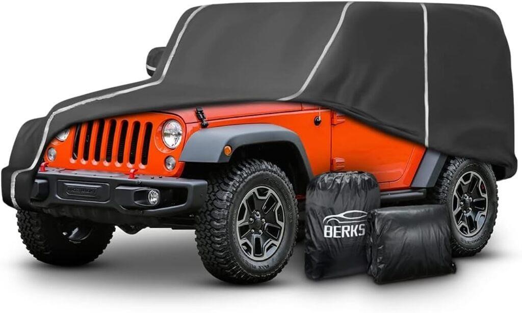 Waterproof Car Cover for Jeep Wrangler CJ,YJ, TJ &