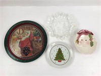 Decorative Christmas Plates / Trays