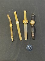 4 Wrist Watches, Timex and Seiko
